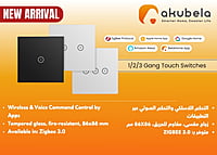 Zigbee 1 Gang Smart Touch Switch