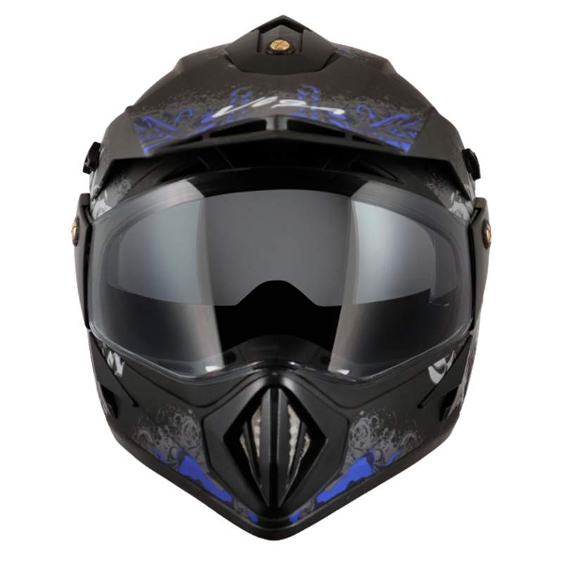 VEGA OFFROAD D/V GANGSTER DULL BLACK M.BLUE (M)