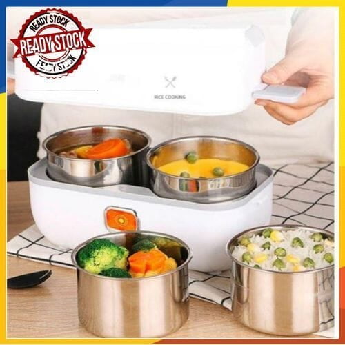 ELECTRIC COOKING STEAMING PRESERVING LUCH BOX 220V