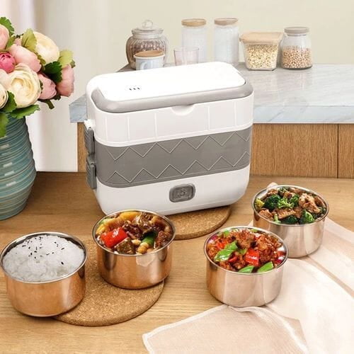 ELECTRIC COOKING STEAMING PRESERVING LUCH BOX 220V