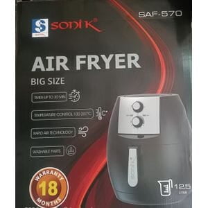 SONIK JAPAN AIR FRYER 12.5LITRES LARGE CAPACITY