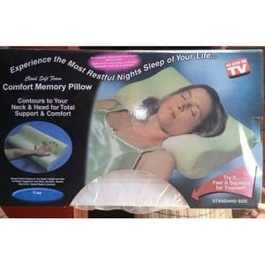 COMFORT MEMORY PILLOW TOTAL SUPPORT FOR HEAD AND NECK