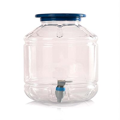 Amazkart Plastic Water Dispenser Jar with Tap