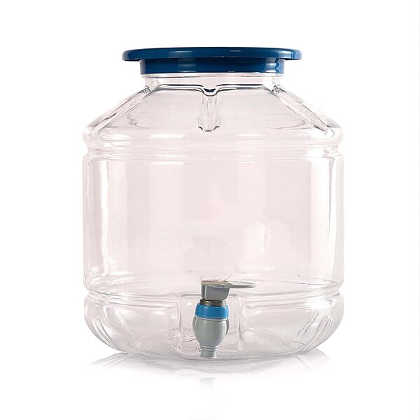 Amazkart Plastic Water Dispenser Jar with Tap