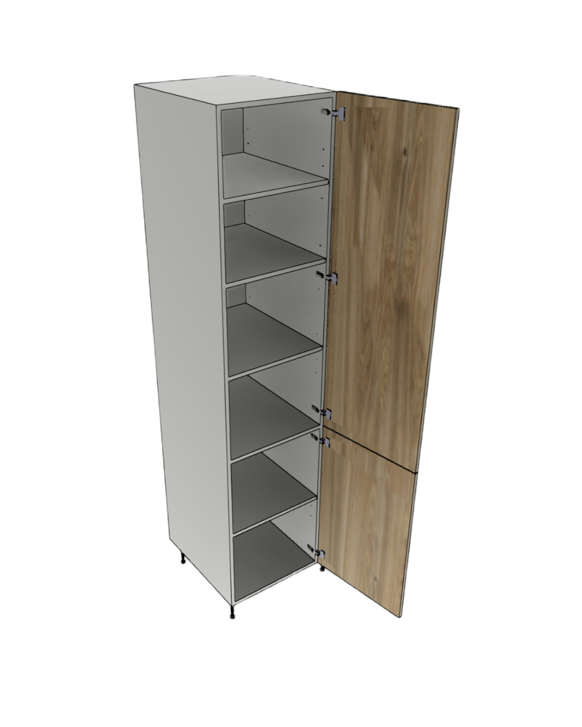 TALL PANTRY CABINET 1 BOOTTOM 1 TOP DOOR BASE MATCH