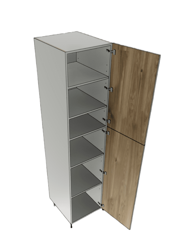 TALL PANTRY CABINET 1 BOOTTOM 1 TOP DOOR WALL MATCH