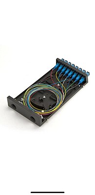 Fiber Access Terminal box indoor / outdoor plastic LC duplex 8 core fully loaded