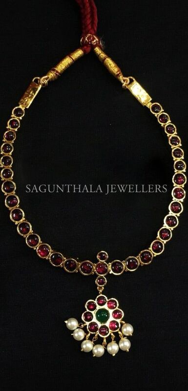 kempu necklace