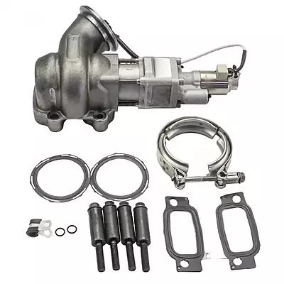 85133799 - EGR VALVE - VOLVO D11 D13 MACK MP7 MP8 - W/ MOUNTING KIT GASKETS CLAMP - NEW REPLACEMENT