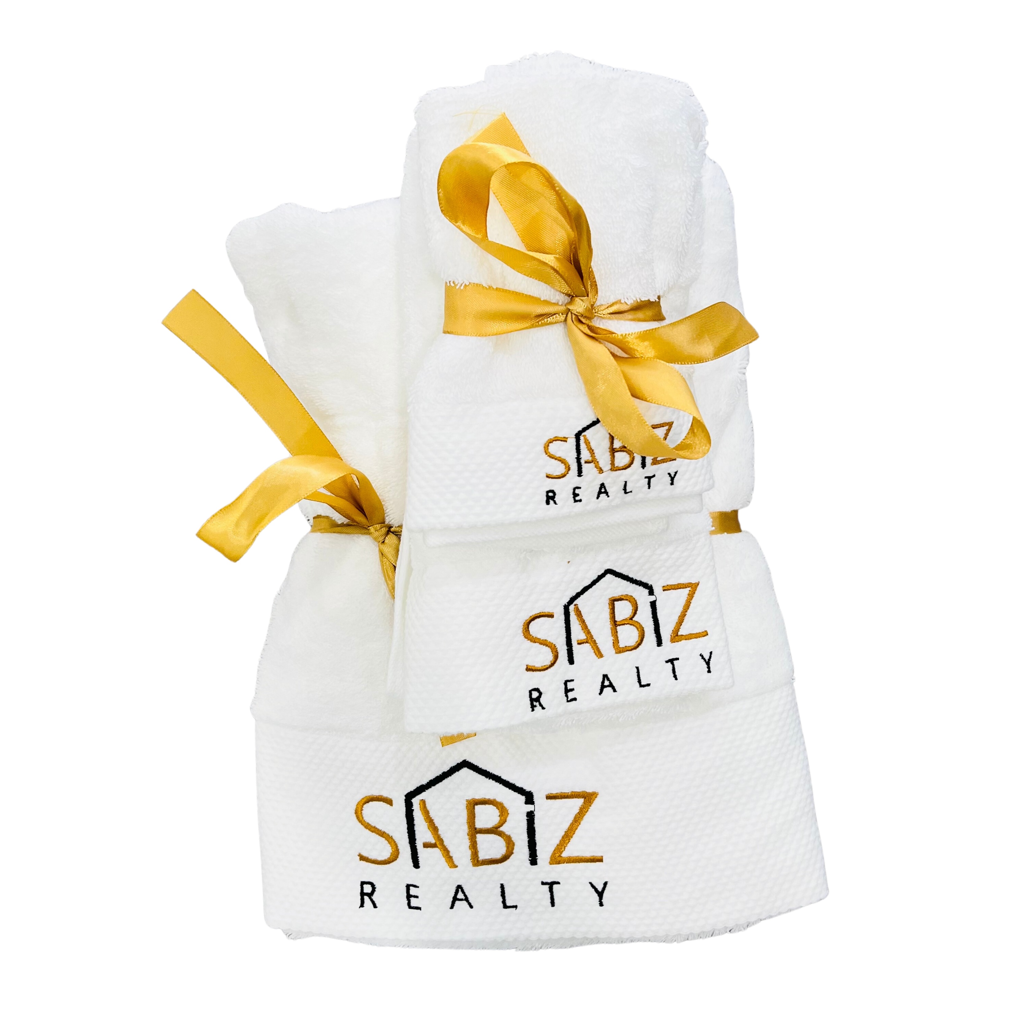 Bathroom Towel Set with SABIZ Logo