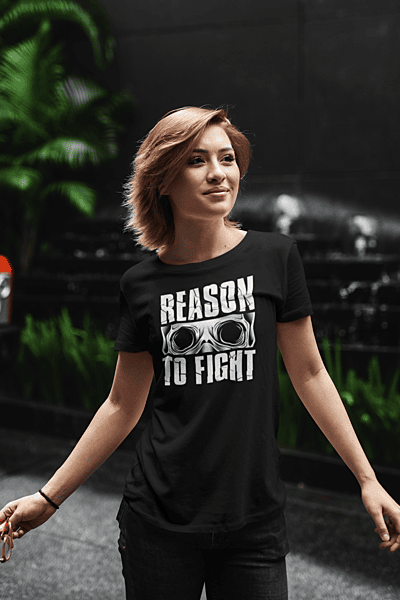 Reason to Fight – Bold Statement Graphic Tee