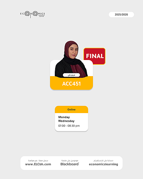 ACC451 - Accounting System and Control - Online - Final