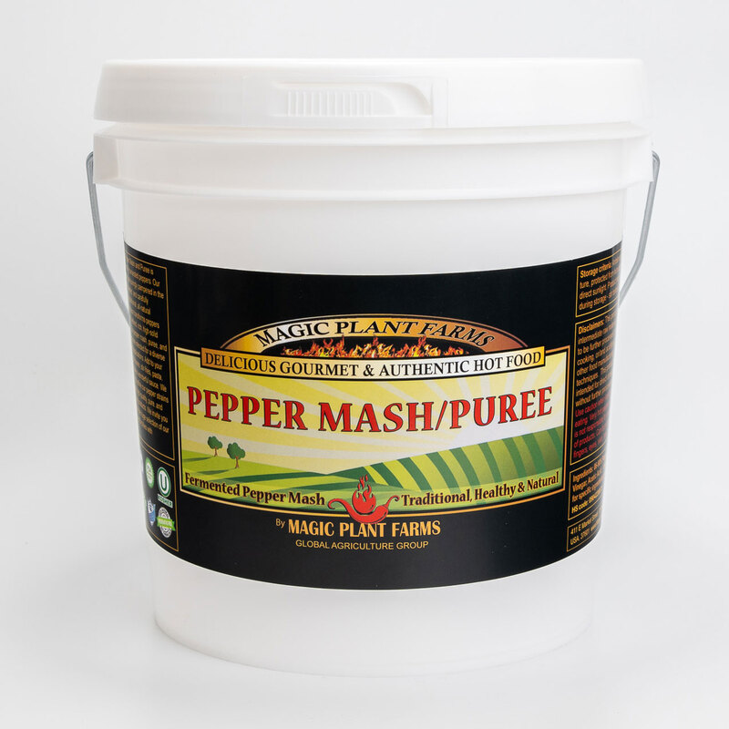 ~~~ - Red Carolina Reaper Pepper Mash 1 gal. / 8 lb. Pail