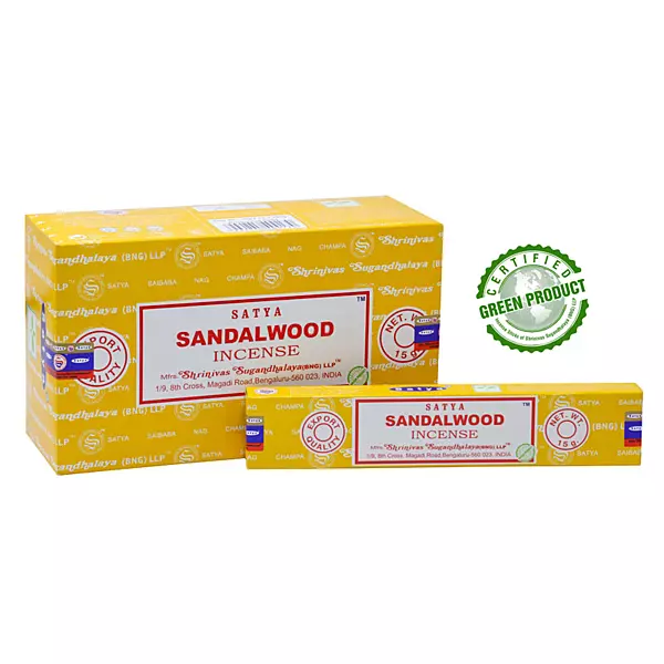 Satya Incense - Sandal Wood [12pcs/box]