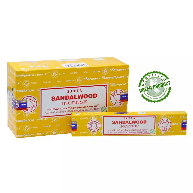 Satya Incense - Sandal Wood [12pcs/box]