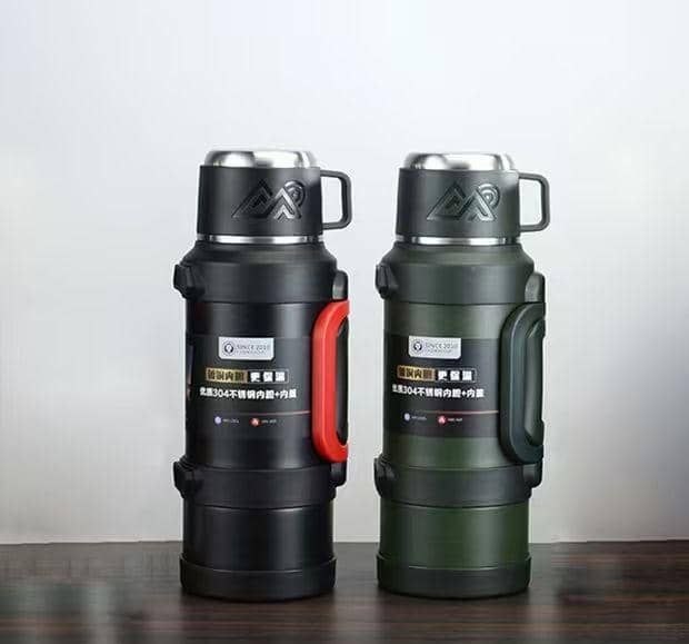 1.3L VACUUM FLASK   Durable and hot 24hr