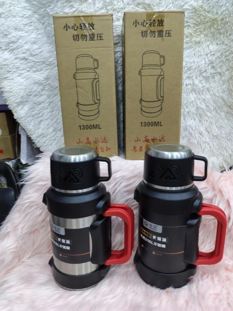 1.3L VACUUM FLASK Durable and hot 24hrs