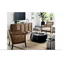 Rattan Cane Wood Sideboard | Coastal Media Console Cabinet | Boho Buffet Credenza Rattan Cane Wood Sideboard | Coastal Media Console Cabinet | Boho Buffet Credenza