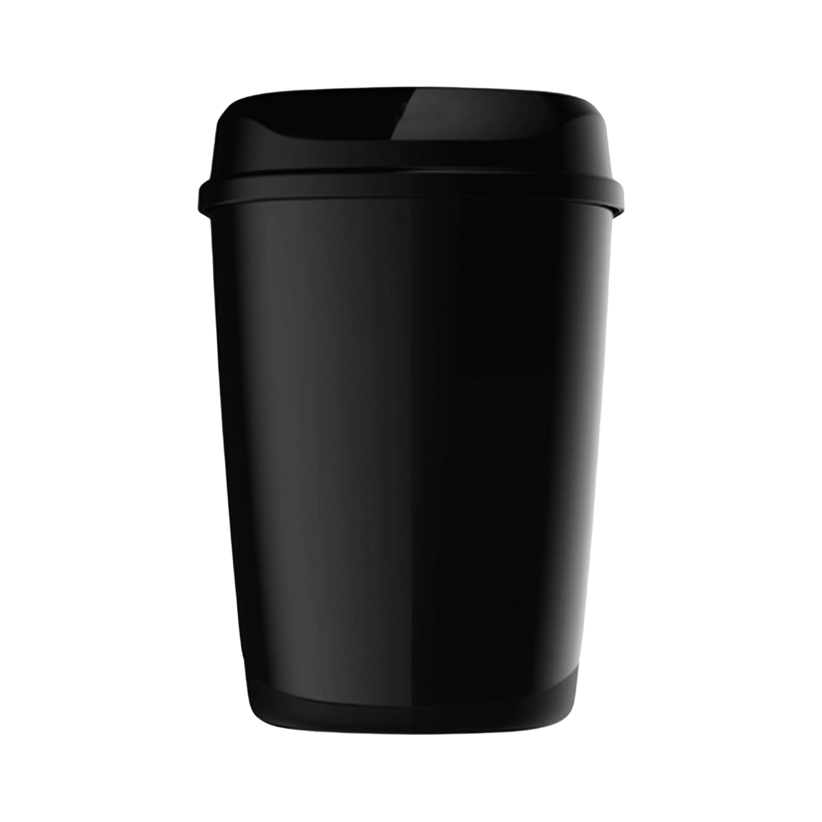 Lunar 32L Plastic Wall Bin Black