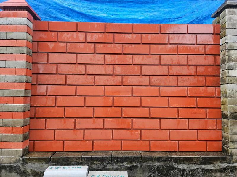 BOUNDARY WALL, BRICKS, 1.5M