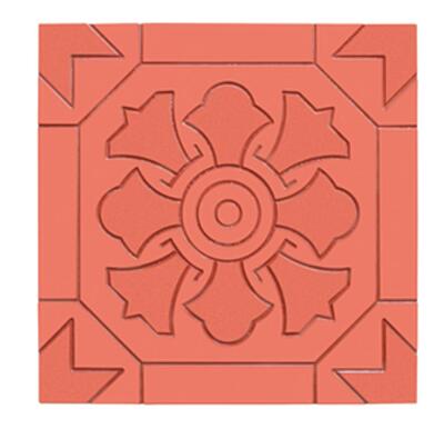 Flora chequered tiles