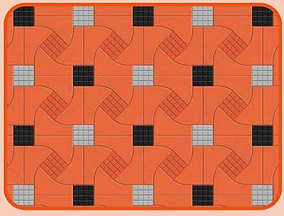 Nano chequered tiles