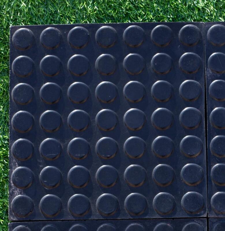 Button (A) chequered tiles