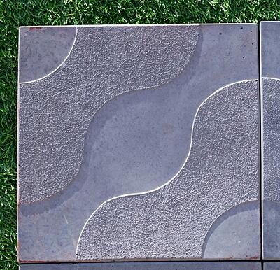 Nile chequered tiles