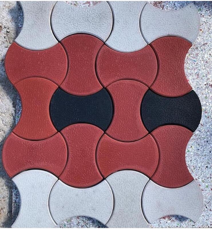 Dumbel paving blocks