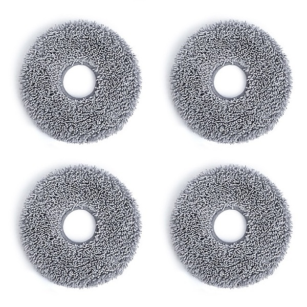 Ecovacs DEEBOT X1/X1e OMNI Mopping Kit - 4 Rotating Pads for Ozmo Turbo 2.0