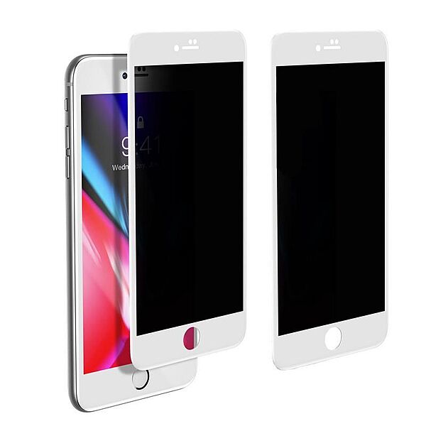 Baseus 0.23mm Privacy Curved Glass Screen Protector iPhone 6P,7P,8P (2PCS)W