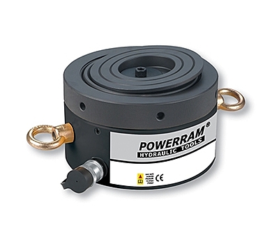 POWERRAM Pancake Lock Nut Hydraulic Cylinders , Single-Acting Load Return, JLPC-Series