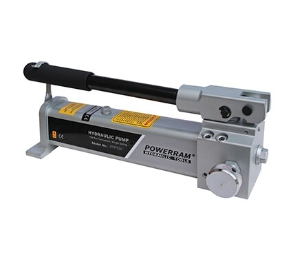 POWERRAM Aluminium Hydraulic Hand Pumps, Single And Double Acting,  AHP & UHP-Series