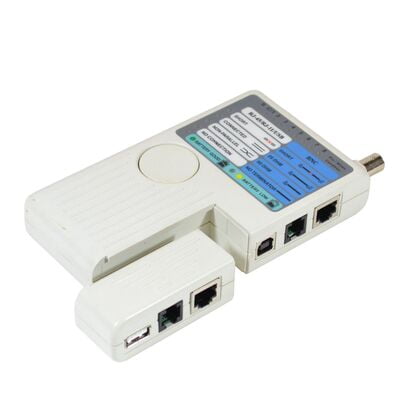Cable Tester Rj45(Utp/Stp) Usb, Rj11/Rj12/Bnc/Rca