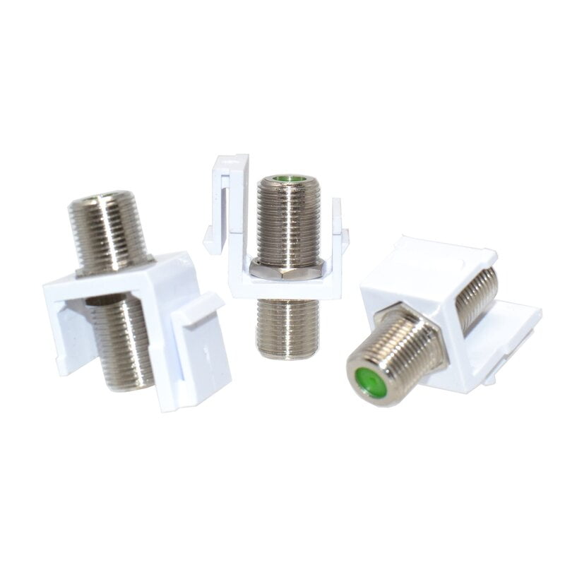 Keystone Jack F81 Barrel Coupler 4G Keystone Jack F81 Barrel Coupler 4G