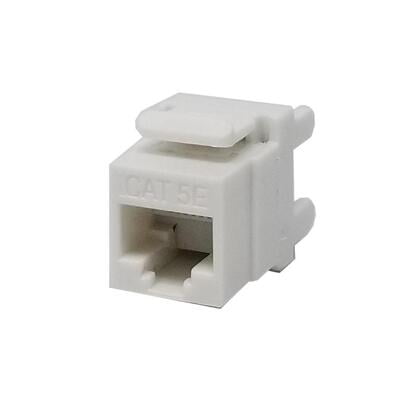 Cat5e Utp Keystone Jack 180 Degree White