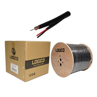 Rg59 Siamese Cable 1000Ft 18/2Awg+2Dc Black Direct Burial Pe Jacket + Water Block Gel Rg59 Siamese Cable 1000Ft 18/2Awg+2Dc Black Direct Burial Pe Jacket + Water Block Gel
