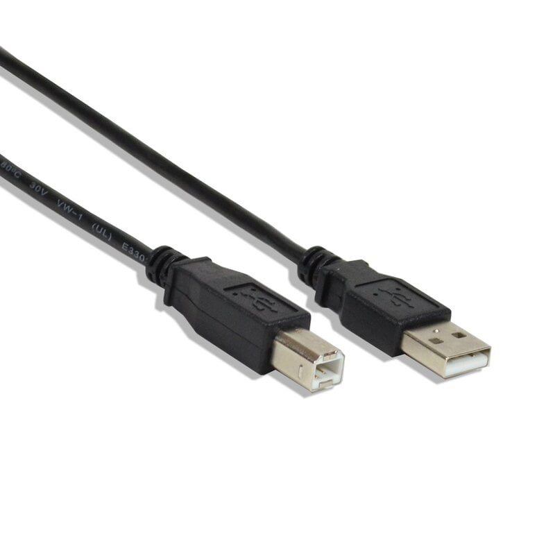 Usb 2.0 A To B 6Ft Black Usb 2.0 A To B 6Ft Black