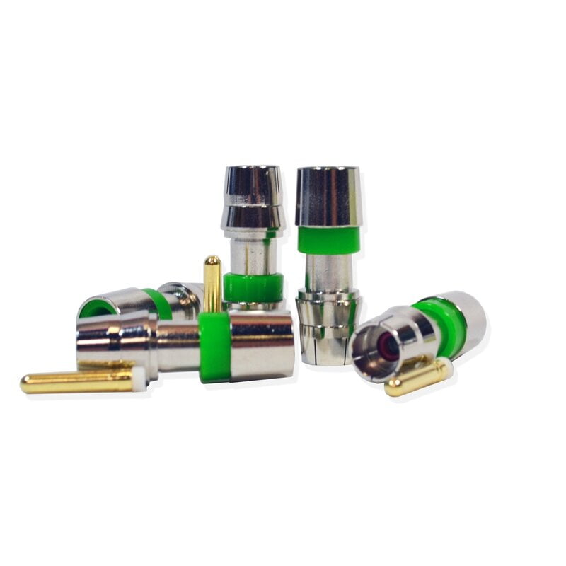 Rca 2Pc Compression Connector For Rg59 Cable Rca 2Pc Compression Connector For Rg59 Cable