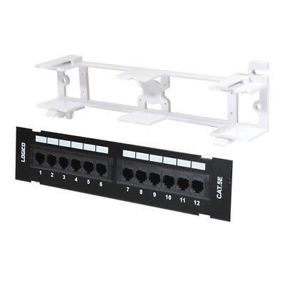 Cat5e Patch Panel 12 Port Wall Mounted