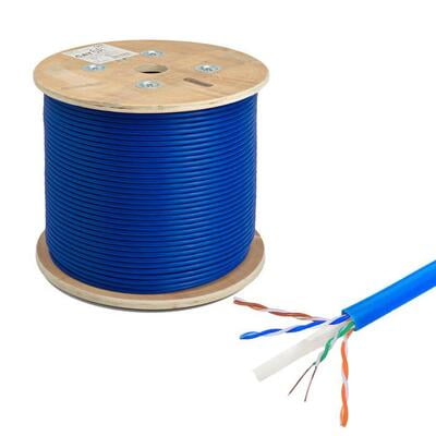 Cat6a Utp Cmp Cable 10Gs 23Awg 1000Ft Blue Cat6a Utp Cmp Cable 10Gs 23Awg 1000Ft Blue