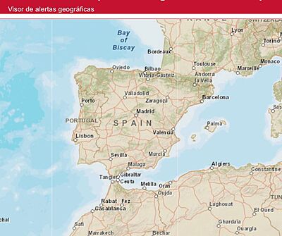 Alertas geográficas en la situación registral de la/s finca/s contratada/s.