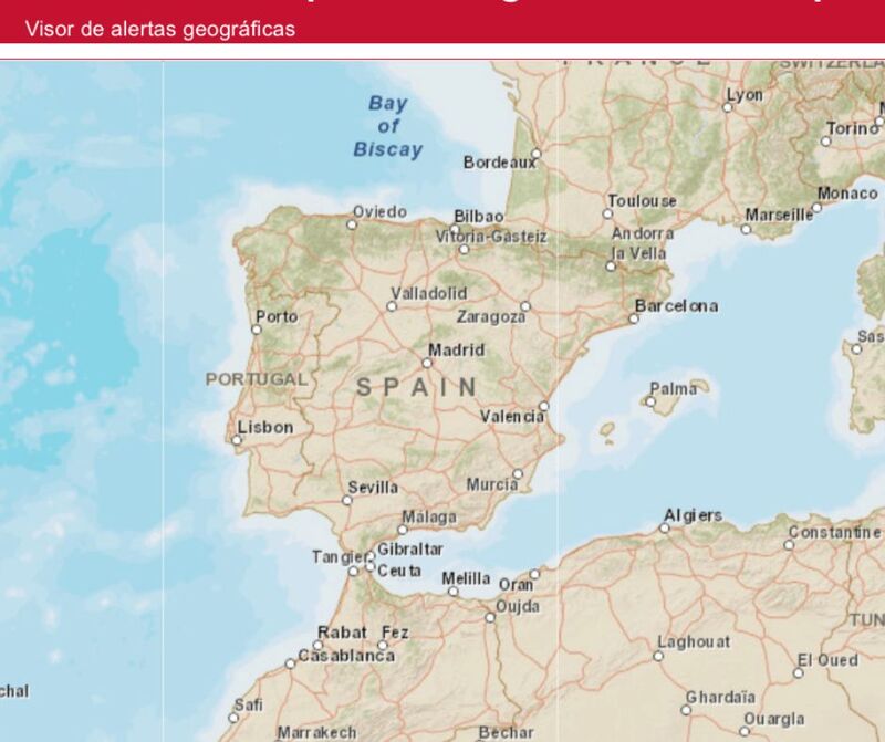 Alertas geográficas en la situación registral de la/s finca/s contratada/s. Alertas geográficas en la situación registral de la/s finca/s contratada/s.