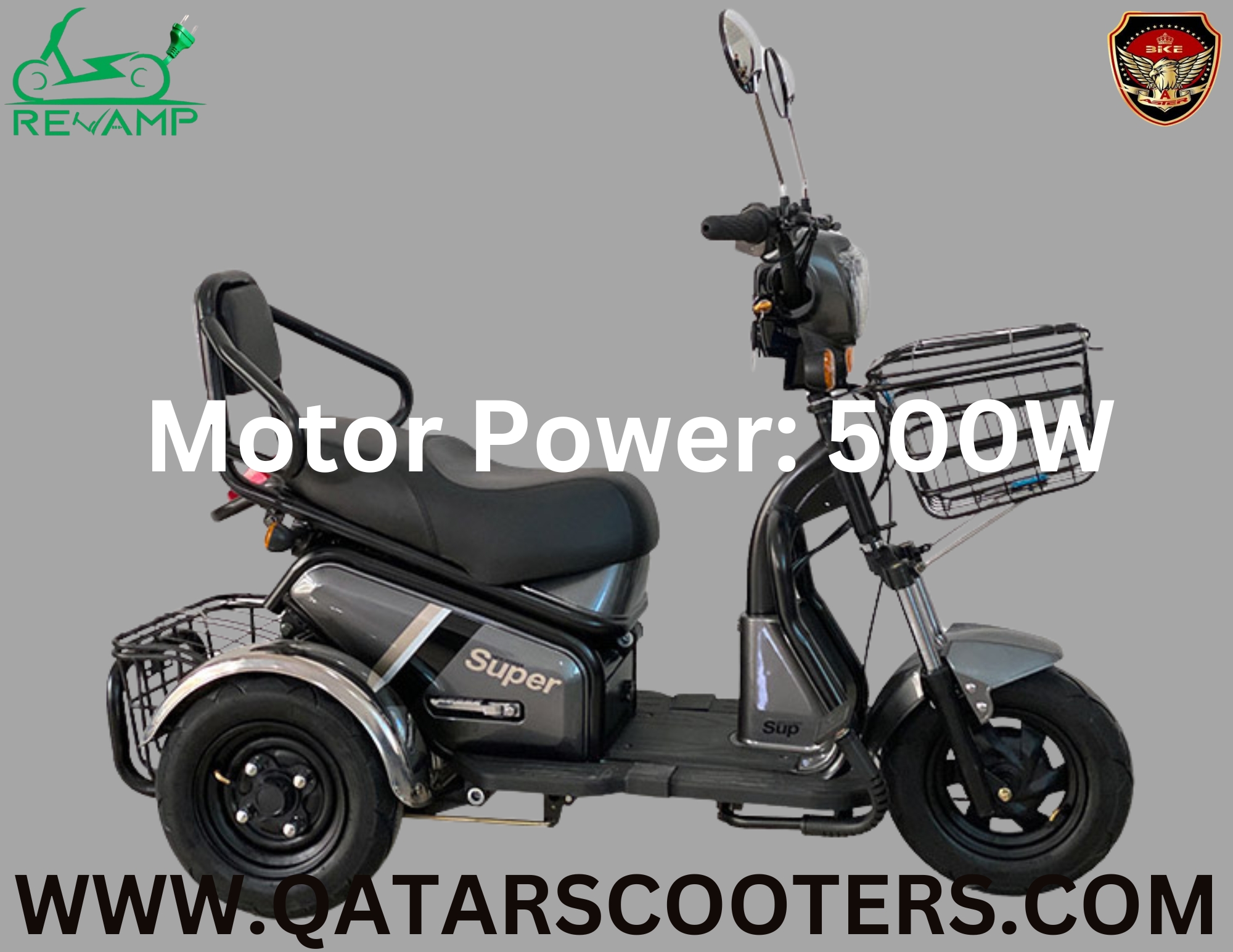 Revamp 3-Wheeler Electric Scooter (T20) Revamp 3-Wheeler Electric Scooter (T20)