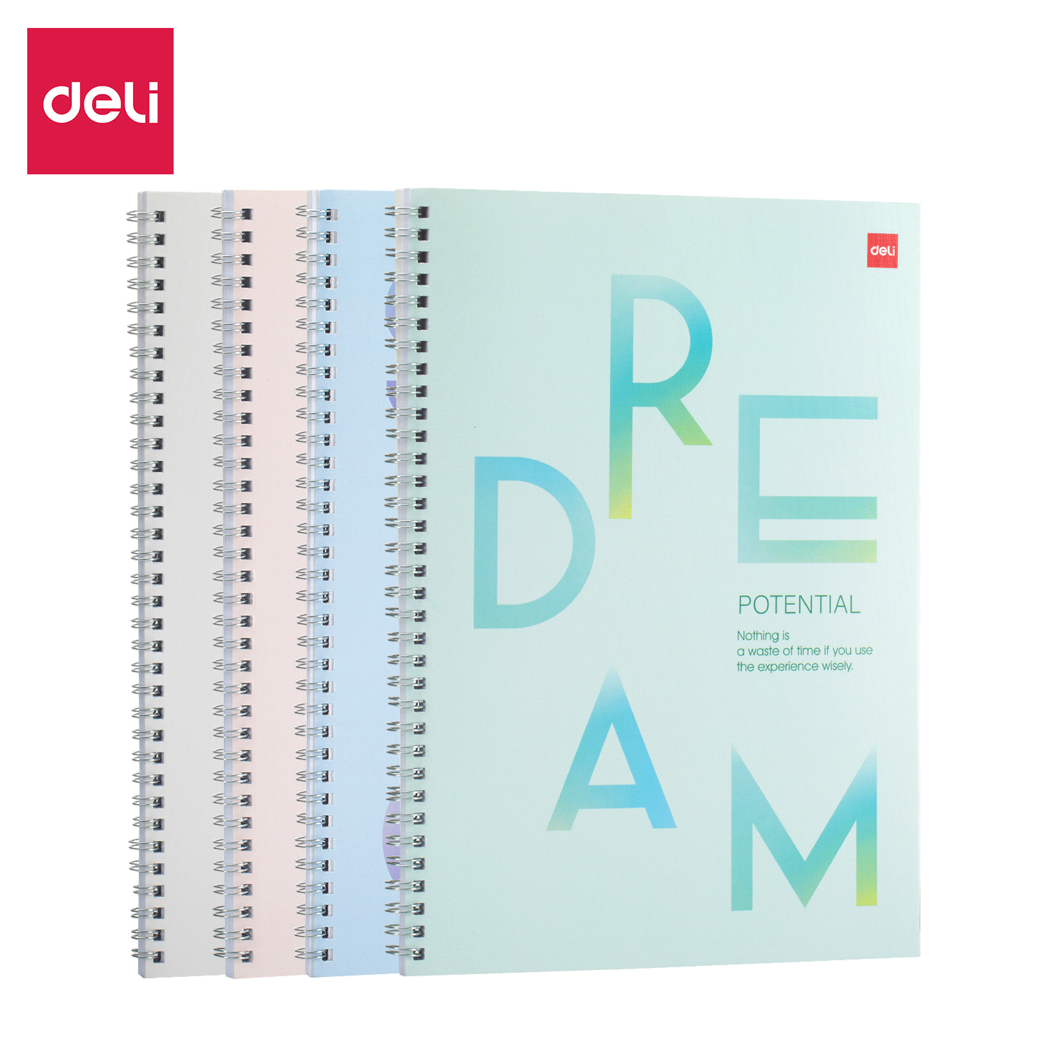 DELI LA460 SPIRAL NOTEBOOK A4 60 SHEETS 70G