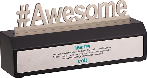 COLT CUSTOM CUTOUT TYROPHY