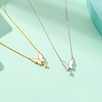 Pearl Butterfly Necklace