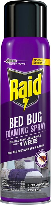Raid Bed Bug Foaming Insecticide Spray 16.5 oz