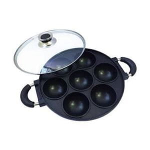 HAPPY CALL 7HOLES MOLD PAN MASA WITH COVER  PAN BAKE PAN WITH LID