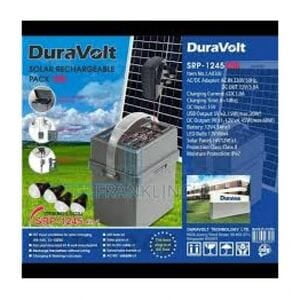 DURAVOLT SOLAR GENERATOR WITH SOLAR PANEL AND 4 BULBS